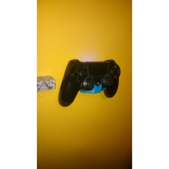 Sony PlayStation 4 Controller Wall Mount Durable Sleek Build PS4 Gamepad Hanger - Picture 5 of 8